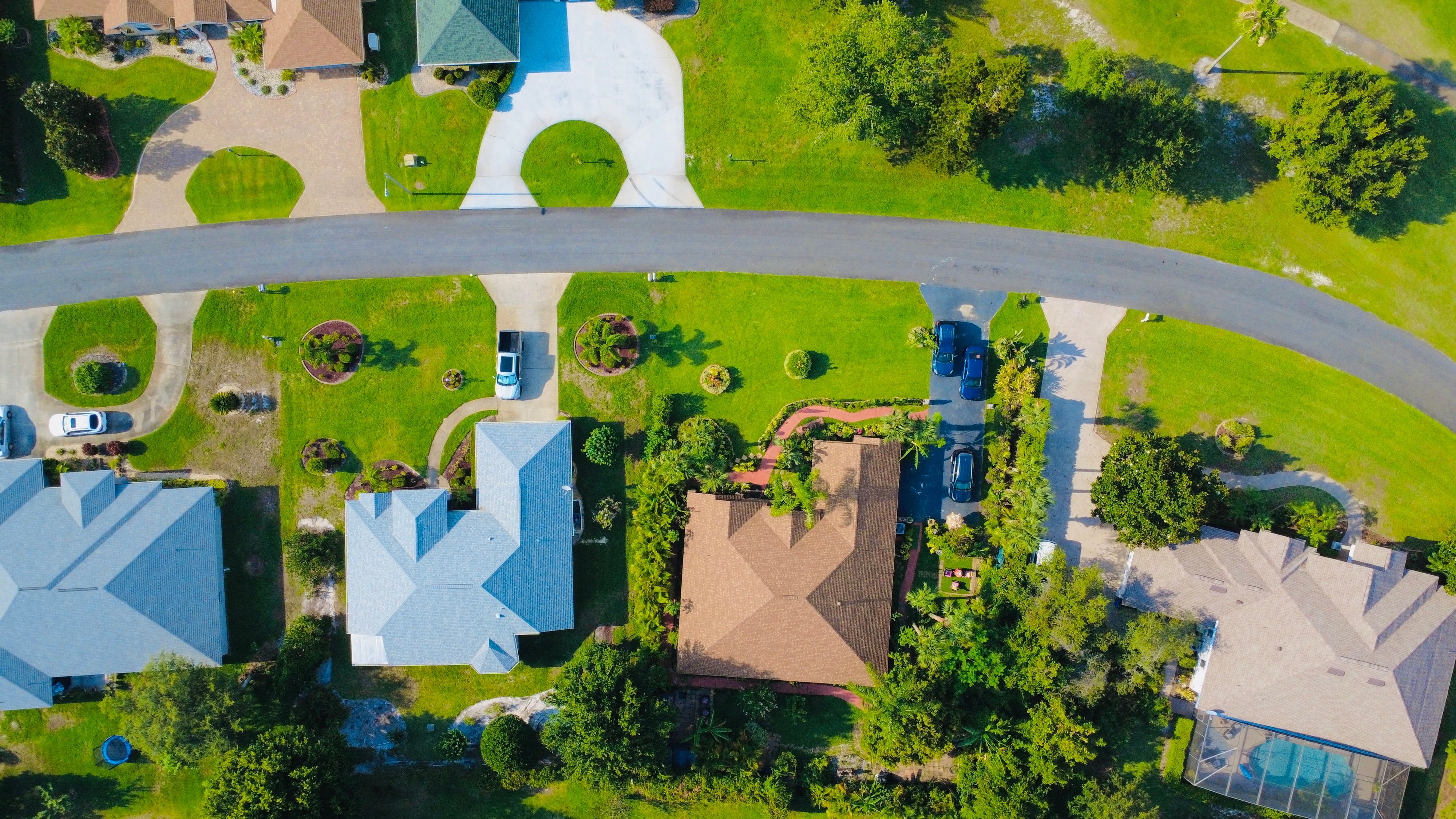 Aerial View of Kissimmee Houses