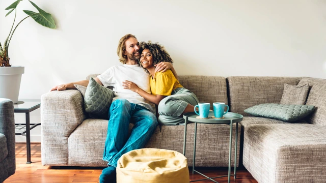 Tenants relaxing in managed rental home in Central Florida.
