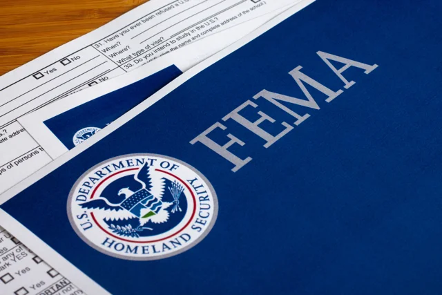 FEMA seal and U.S. Department of Homeland Security documents