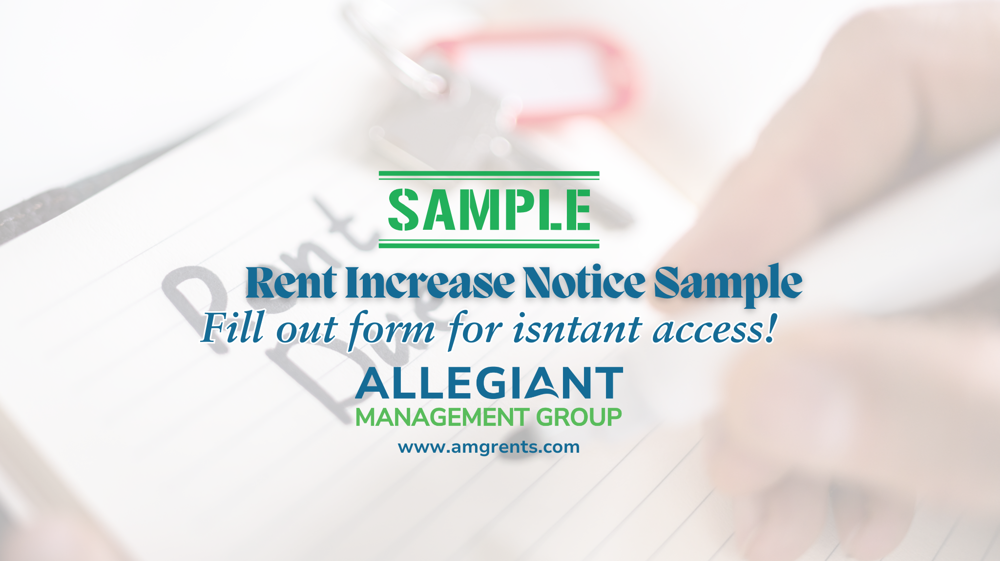 Florida Rent Increase Notice Sample